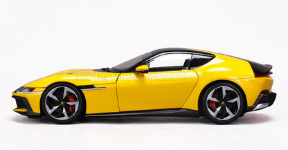 Polistil 2024 Ferrari 12Cilindri Giallo Modena (Yellow) High Fidelity WITH DISPLAY 1:18