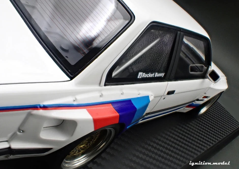 Ignition-Model BMW M3 Pandem 30 (E30) M-Design White 1:18