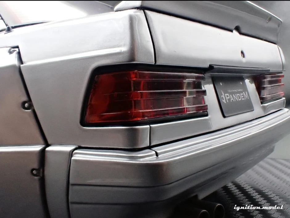 Ignition-Model Mercedes 190E Pandem Silver 1:18