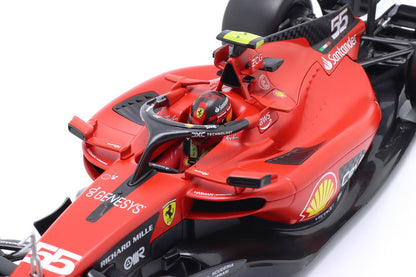 Bburago Ferrari F1 SF-23 Team Scuderia Ferrari HP #55 World Champion 2023 (Sainz) 1:18