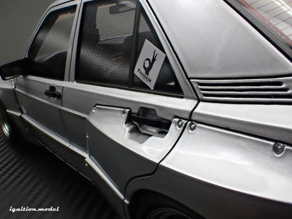 Ignition-Model Mercedes 190E Pandem Silver 1:18