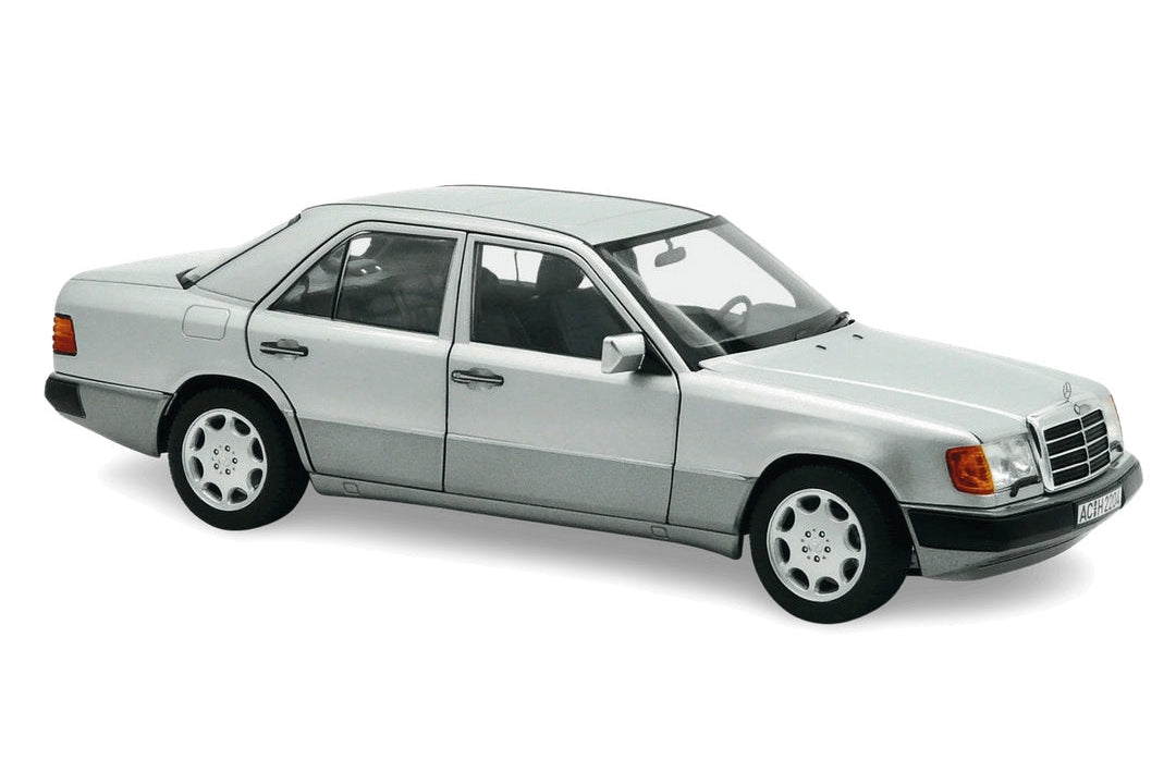 Norev 1990 Mercedes-Benz E Class 230E AMG (W124) Brilliant Silver Metallic 1:18