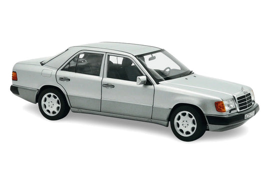 Norev 1990 Mercedes-Benz E Class 230E AMG (W124) Brilliant Silver Metallic 1:18