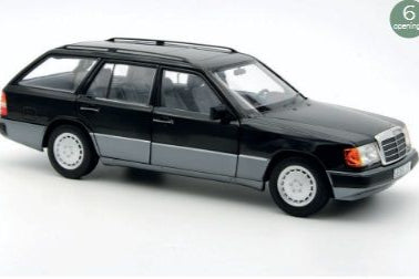 Norev 1:18 1990 Mercedes-Benz E Class 300TD (S124) Station Wagon T-Model Black 1:18