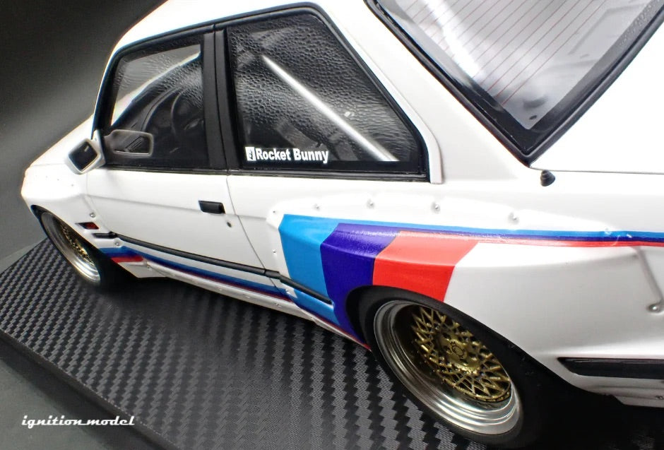 Ignition-Model BMW M3 Pandem 30 (E30) M-Design White 1:18