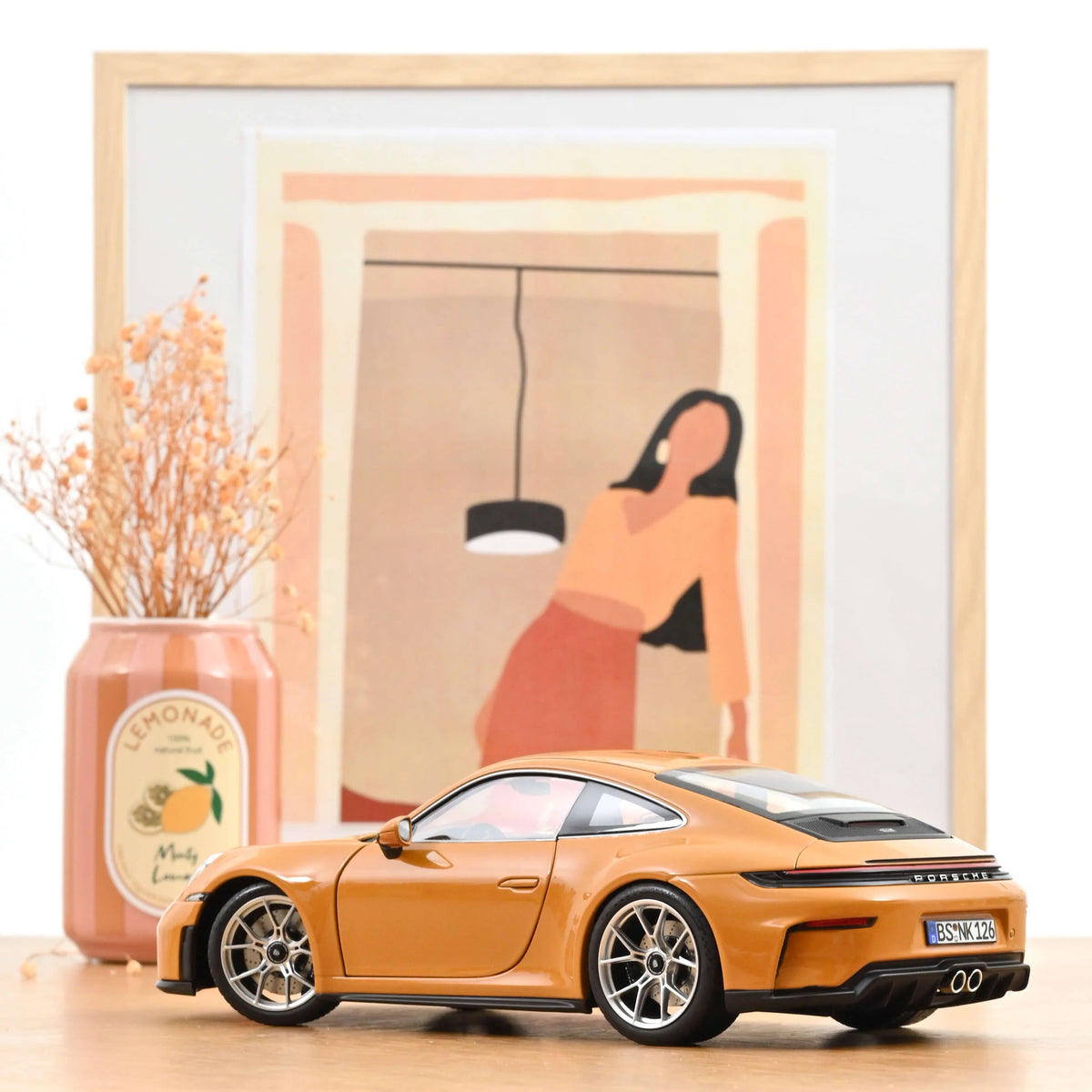 Norev 2025 Porsche 911 992.2 GT3 Touring Edition Bahama Yellow 1:18