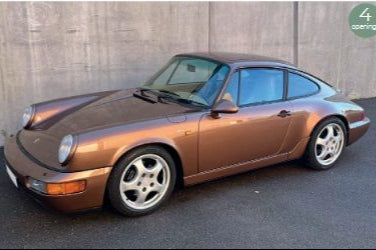 Norev 1992 Porsche 911 964 Carrera 2 Coupe Cognac Brown Metallic 1:18