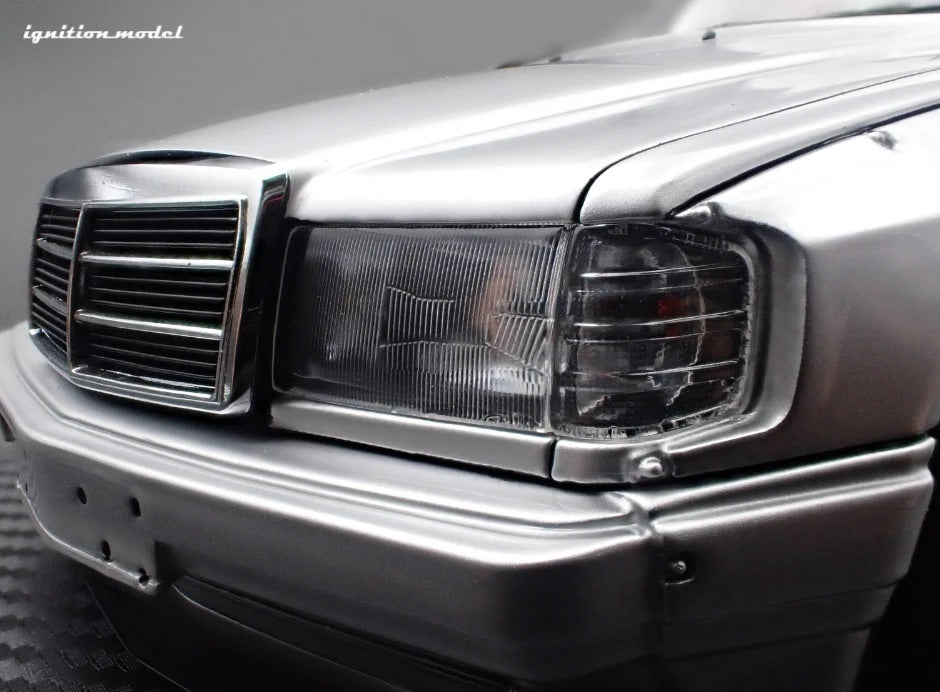 Ignition-Model Mercedes 190E Pandem Silver 1:18