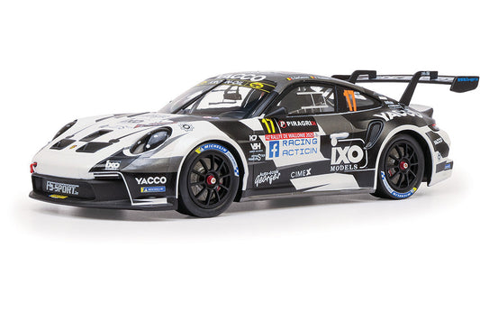Ixo Porsche 911 992 GT3 R #17 Team Ecurie Esbaye Rally GT Wallonien 2025 1:18