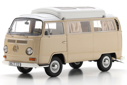Schuco 1967 Volkswagen T2a Camper Van (MiniBus) Beige 1:18