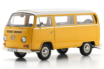 Schuco 1967 Volkswagen T2a Van (MiniBus) Yellow 1:18