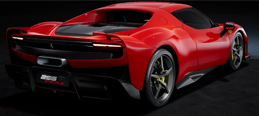 Polistil 2025 Ferrari 296 Speciale Rosso Corsa (Ferrari Red) High Fidelity WITH DISPLAY 1:18