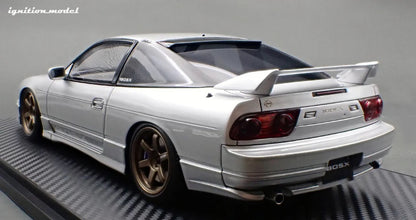 Ignition-Model Nissan 180SX Type X RPS13 Silver 1:18