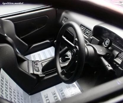 Ignition-Model Nissan 180SX Type X RPS13 Midnight Purple w/ Black Mesh Wheels 1:18