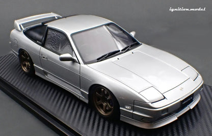 Ignition-Model Nissan 180SX Type X RPS13 Silver 1:18