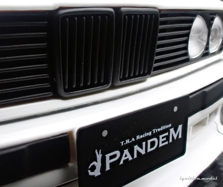 Ignition-Model BMW M3 Pandem 30 (E30) M-Design White 1:18