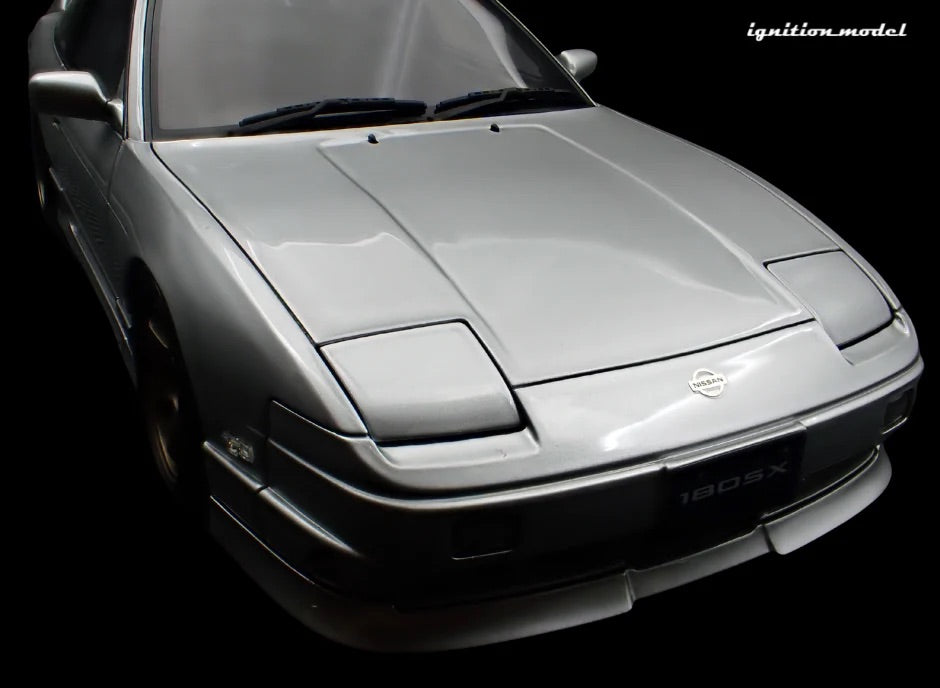 Ignition-Model Nissan 180SX Type X RPS13 Silver 1:18