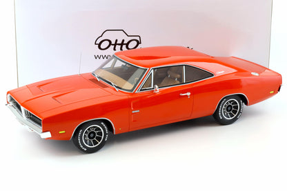 Otto 1969 Dodge Charger Dukes of Hazzard Hemir Orange 1:12