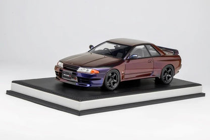 Motorhelix 1991 Nissan Skyline GT-R R32 (BNR32) Customized Version Midnight Purple 1:18