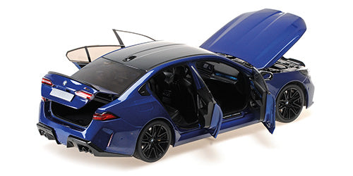 Minichamps 2024 BMW M5 (G90) Marina Bay Blue Metallic 1:18