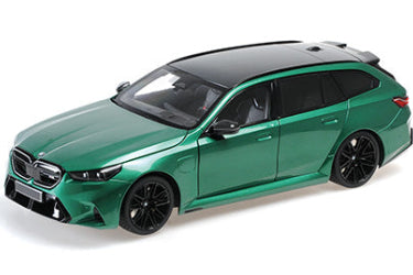 Minichamps 2024 BMW M5 Touring Wagon (G99) Isle of Man Green Metallic 1:18