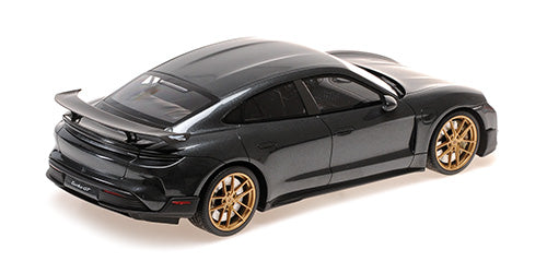 Minichamps 2024 Porsche Taycan Turbo GT Grey 1:18