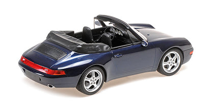Minichamps 1994 Porsche 911 (993) Carrera Cabriolet Dark Blue Metallic 1:18