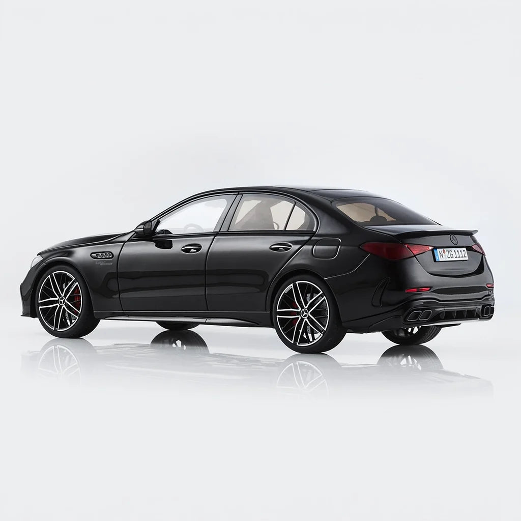 NZG Mercedes Benz C63 S AMG E Performance Sedan (W206) Obsidian Black 1:18