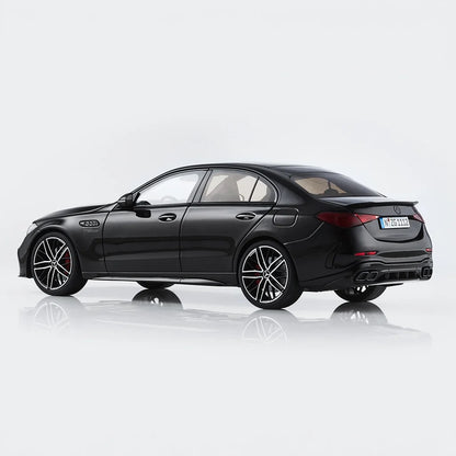 NZG Mercedes Benz C63 S AMG E Performance Sedan (W206) Obsidian Black 1:18