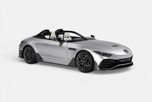 NZG 2025 Mercedes Benz AMG Purespeed SL63 Hightech Silver 1:18
