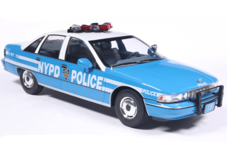 MCG 1991 Chevrolet Caprice NYPD Police Cruiser 1:18