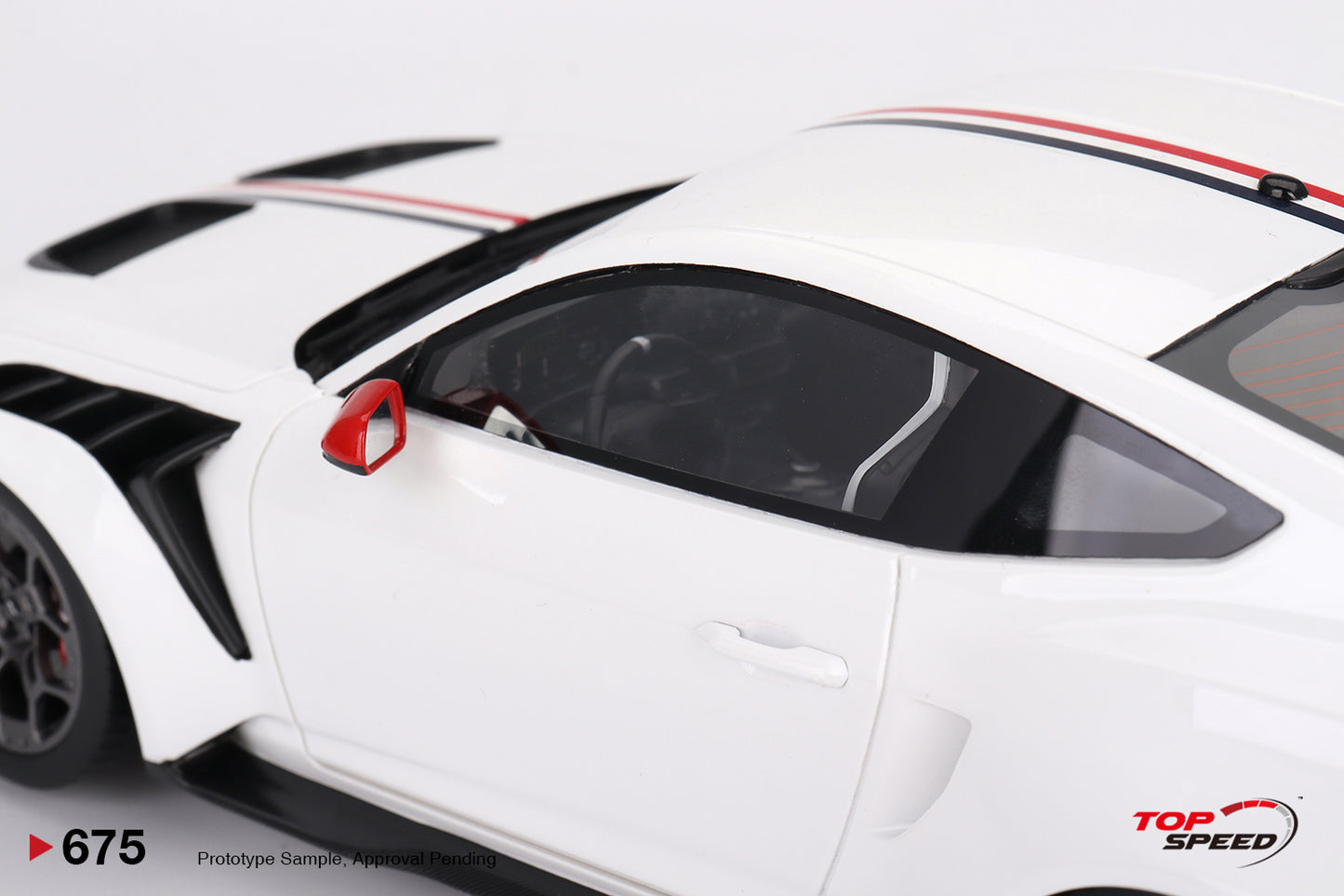 Topspeed 2025 Ford Mustang GTD Spirit of America Performance White 1:18