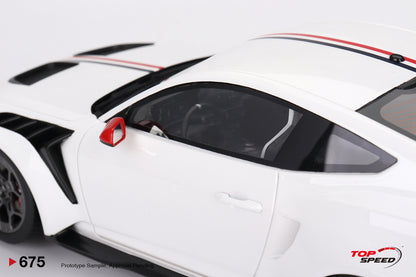 Topspeed 2025 Ford Mustang GTD Spirit of America Performance White 1:18