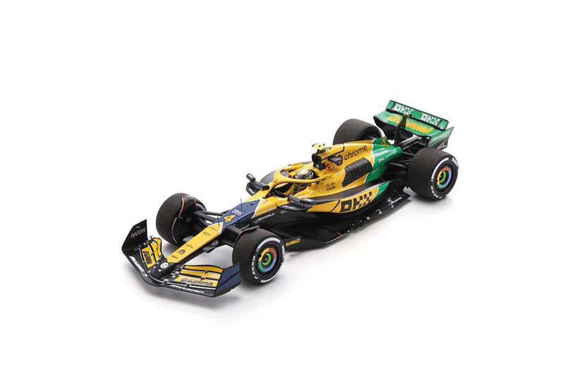 Spark-Model Mclaren F1 Team MCL38 Lando Norris 4th Monaco GP 2024 1:18