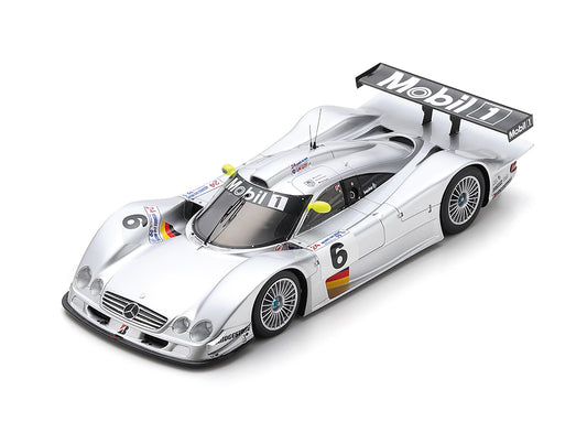 Spark-Model Mercedes CLR #6 1999 24hr Le Mans Silver 1:18 WITH DISPLAY