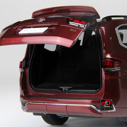 LCD Toyota Land Cruiser 300-ZX Dark Red 1:18