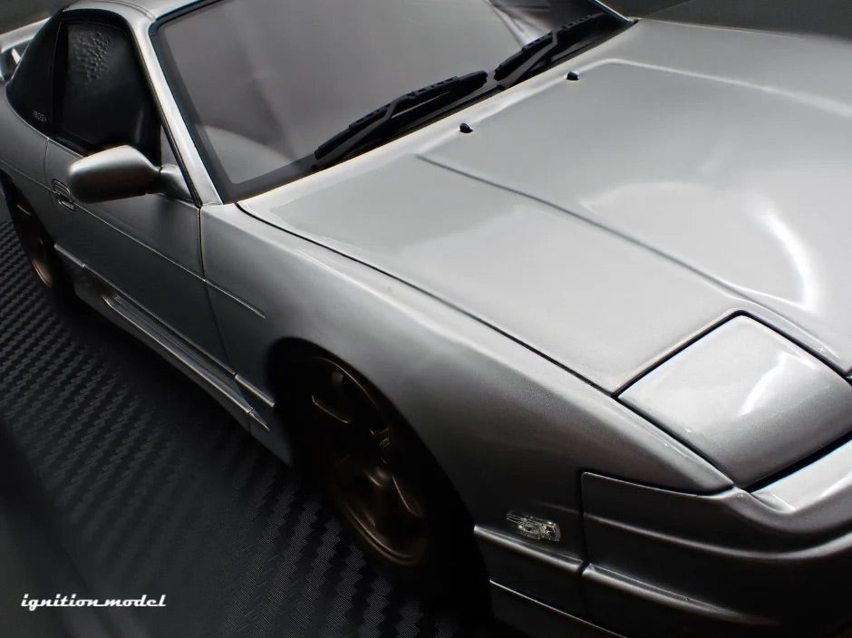 Ignition-Model Nissan 180SX Type X RPS13 Silver 1:18