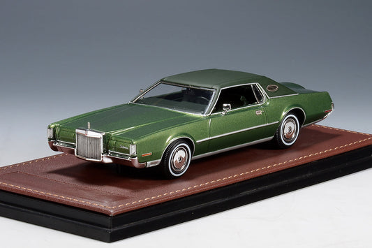 GLM Models 1972 Lincoln Continental Mark IV Light Ivy Moondust Poly (Green) 1:43