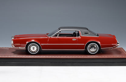 GLM Models 1972 Lincoln Continental Mark IV Red Moondust Poly 1:43