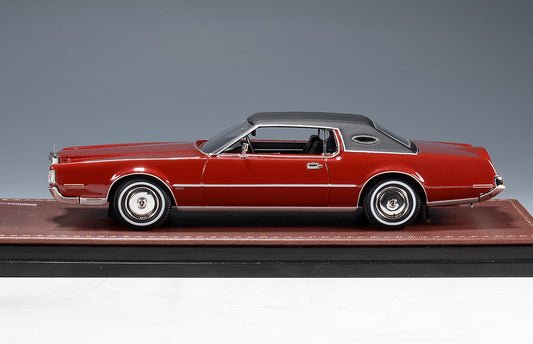 GLM Models 1972 Lincoln Continental Mark IV Red Moondust Poly 1:43