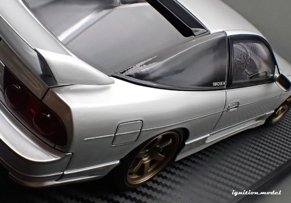 Ignition-Model Nissan 180SX Type X RPS13 Silver 1:18