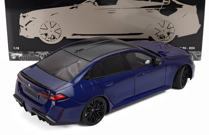Minichamps 2024 BMW M5 (G90) Marina Bay Blue Metallic 1:18