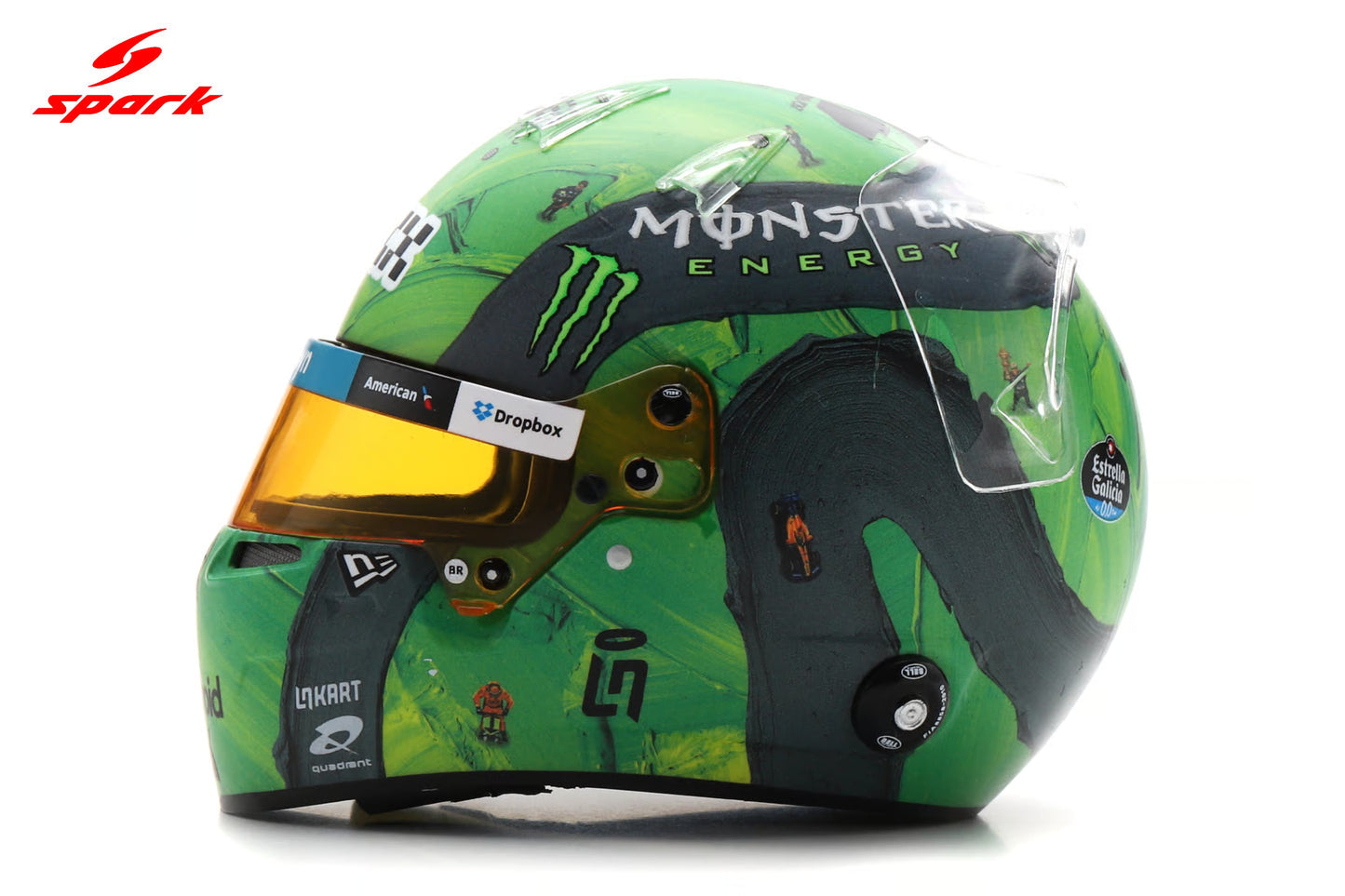 Spark-Model Mclaren F1 Team MCL39 L. Norris Helmet Las Vegas 2025 1:5