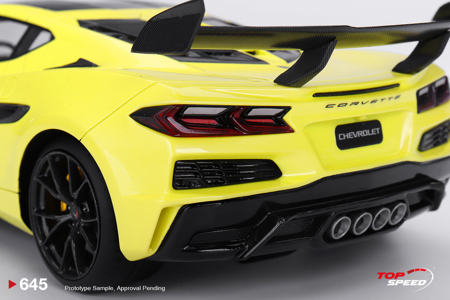 Topspeed 2025 Chevrolet Corvette ZR1 Accelerate Yellow Metallic 1:18