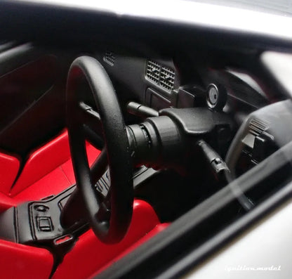 Ignition-Model Nissan 180SX Type X RPS13 White w/ Bronze TE37 1:18