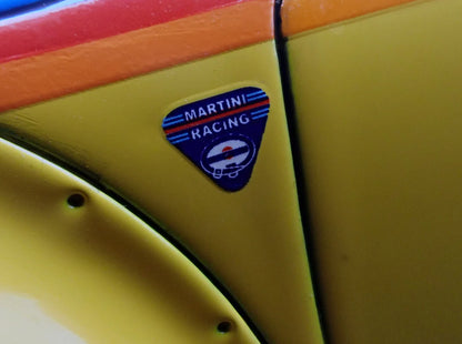 Ignition-Model Porsche 911 F Series Backdate #80 RWB Coupe Yellow & Blue 1:18
