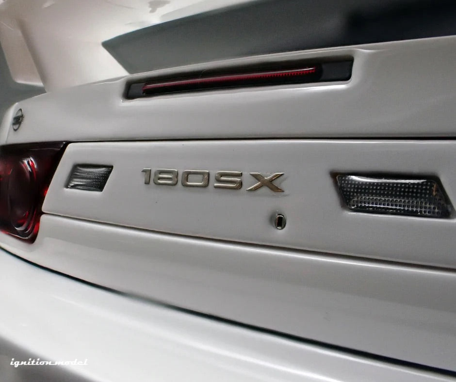 Ignition-Model Nissan 180SX Type X RPS13 White w/ Bronze TE37 1:18