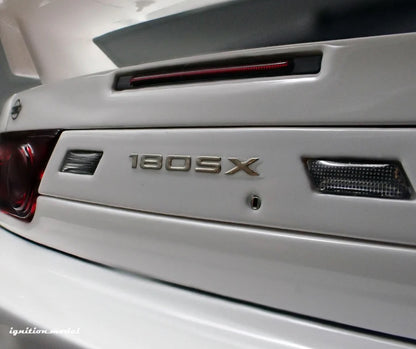 Ignition-Model Nissan 180SX Type X RPS13 White w/ Bronze TE37 1:18