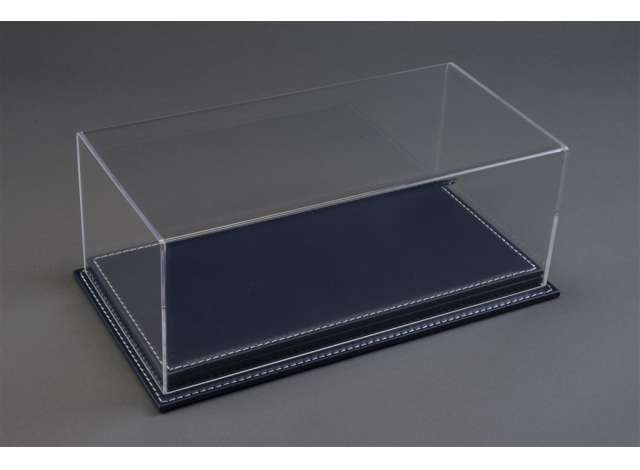 Atlantic Case Mulhouse Leather Acrylic Display Case Dark Blue 1:12