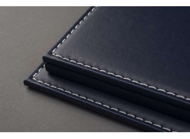 Atlantic Case Mulhouse Leather Acrylic Display Case Dark Blue 1:12